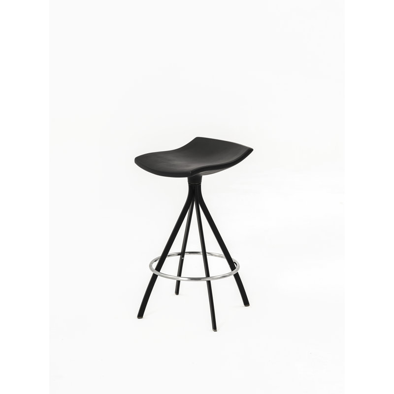 Gimlet Swivel Counter Stool, Black