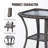 Jenesys Outdoor Wicker Club Chairs & Side Table Set - Weather-Resistant-257190046