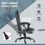 Fauteuil de massage vibrant Vinsetto à 7 points avec dossier inclinable, bleu