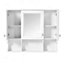Armoire de salle de bain murale avec miroir-932220752