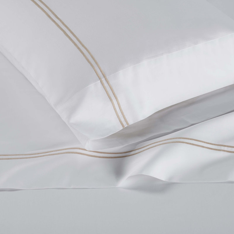Superior Spring Blooms 100% Cotton Embroidered Deep Pocket Sheet Set, California King Sheet Set with 2 Pillowcases