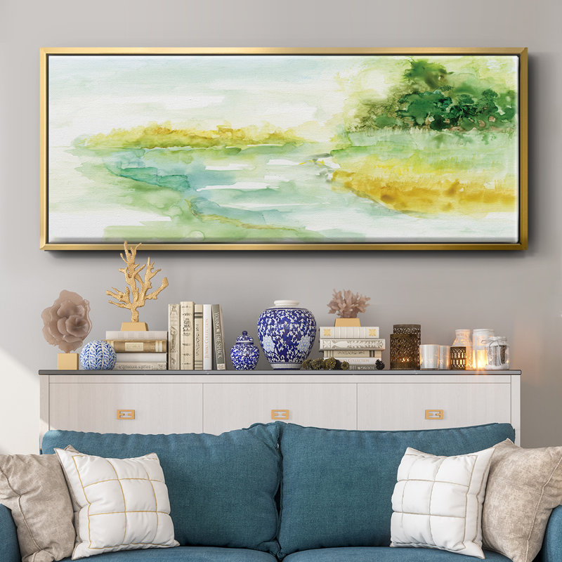 Dreamy Inlet - toile encadrée, H 8 po x l 20 po