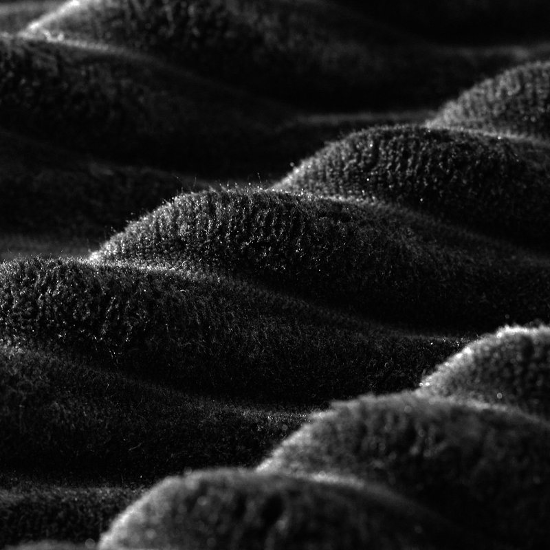 Canapé modulaire de 108 po avec repose-pieds, canapé en U pour salon, appartement, sans assemblage requis, noir, Noir