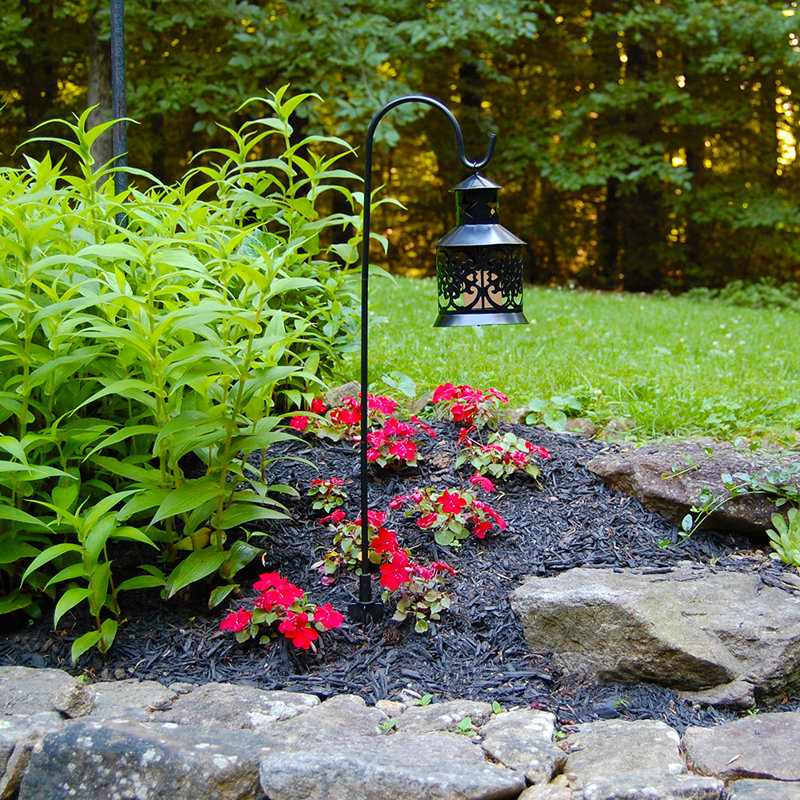 Garceau Metal Lantern with Shepherd's Hook - 2 Count