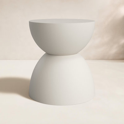 15.75'' Concrete Outdoor Side Table