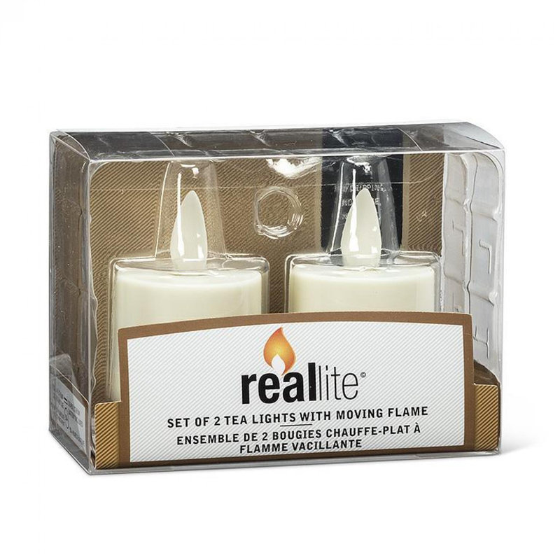 Ensemble de 2 bougies chauffe-plat Reallite
