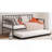 Contemporary Style 1Pc Twin Size Metal Daybed With Trundle Mattress Ready Full Metal Structure Black Finish-346159110