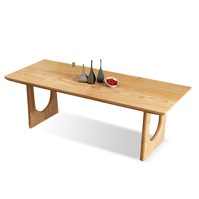 Table de salle à manger Burlywood, H 29,53 po x L 70,87 po x l 31,5 po