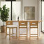Tabouret de bar en bois d'hévéa avec siège en tissu Barrymore-2042265964-2042265966-2019354556