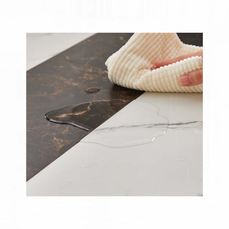 Grande table de salle à manger 70,9 "rectangulaire avec pieds réglables