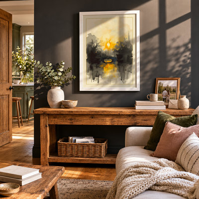City Light Ascending Modern - Framed Print