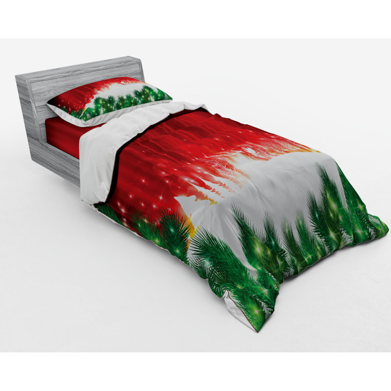 Farmhouse / Country Polyester Duvet Cover, Twin Duvet Cover + 2 Additional Pieces