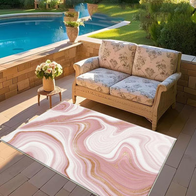 Marbled Pattern Area Rug, Soft And Lightweight, Suitable For All Seasons, Easy To Maintain And Easy To Clean, Machine Washable Carpet Floor Mat, Suitable For Living Room, Bedroom, Dining Room, Hallway, Balcony, Room Decor, Home Decor, Outdoor Decor