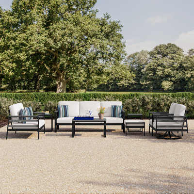 Townsend 7 - Person Outdoor Seating Group with Sunbrella Cushions