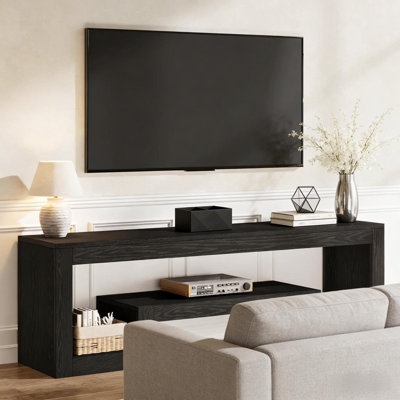 Meuble audio-vidéo spacieux, meuble télé central, centre de divertissement moderne