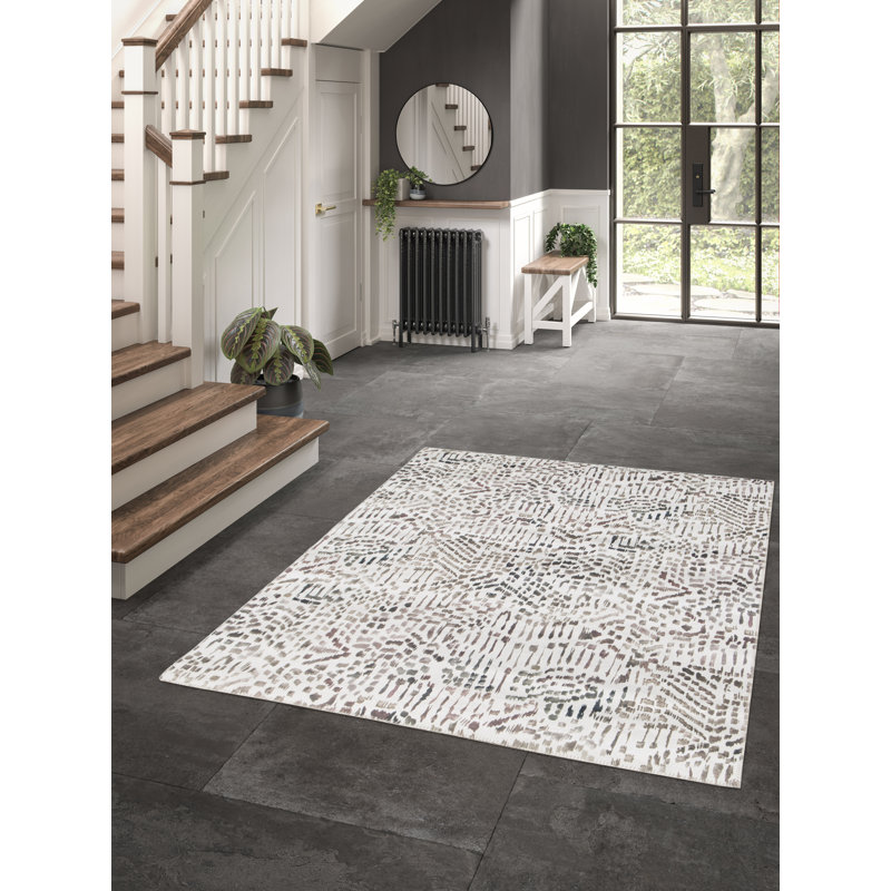 Cheraw Oriental Area Rug, Rectangle 120 x 160cm
