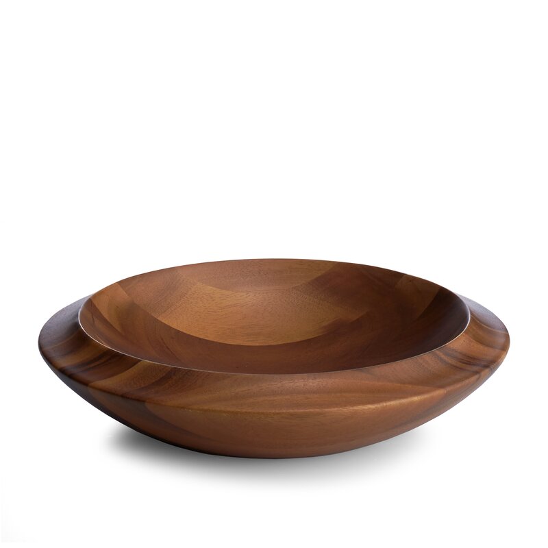 Nambé Skye Wood Serving Bowl & Reviews | Wayfair