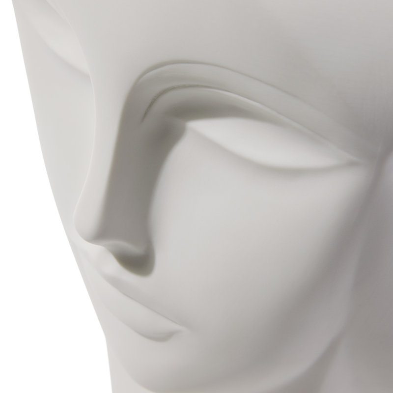 Matte White Ceramic Novelty Ginger Jar Urn