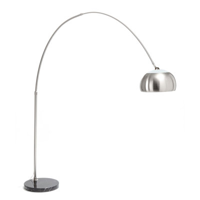 Saige 220cm Black Arched Floor Lamp