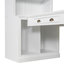 Bibliothèque moderne avec bureau d'étude, poste de travail avec rangement et éclairage DEL pour bureau à domicile, salon