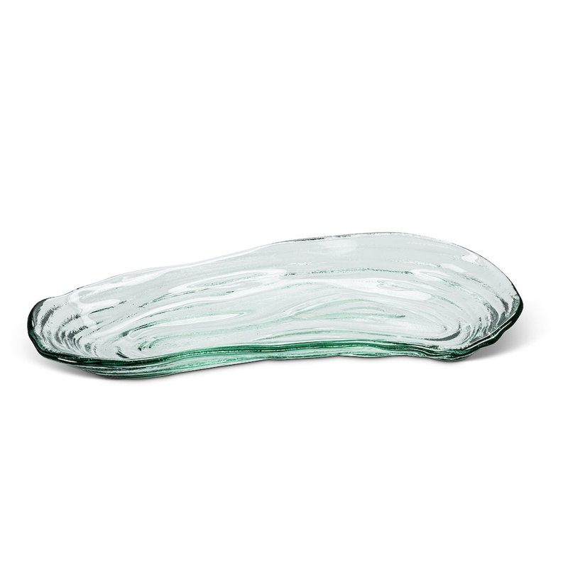Plateau de coquillages huître, H 0,5 po x l 4,5 po x L 13 po