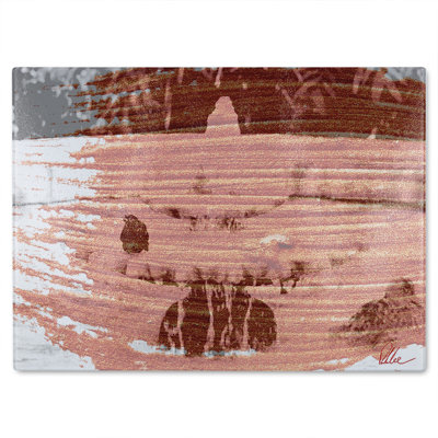 Bird Bath Glass Chopping Board