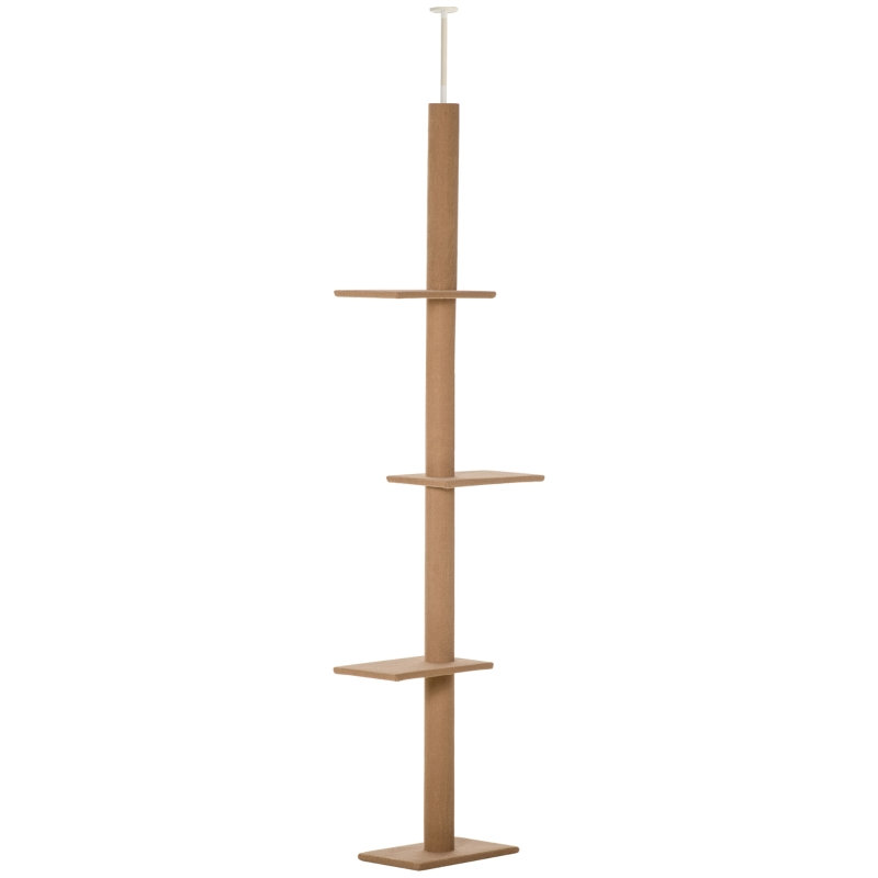 228 cm H Cat Tree / Condo, Brown