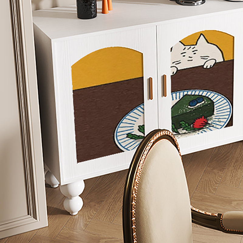 Buffet grande capacité 59,1 po, Blanc