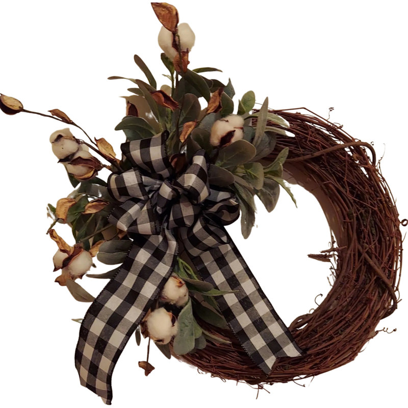 Handcrafted Faux Twig 18'' Wreath