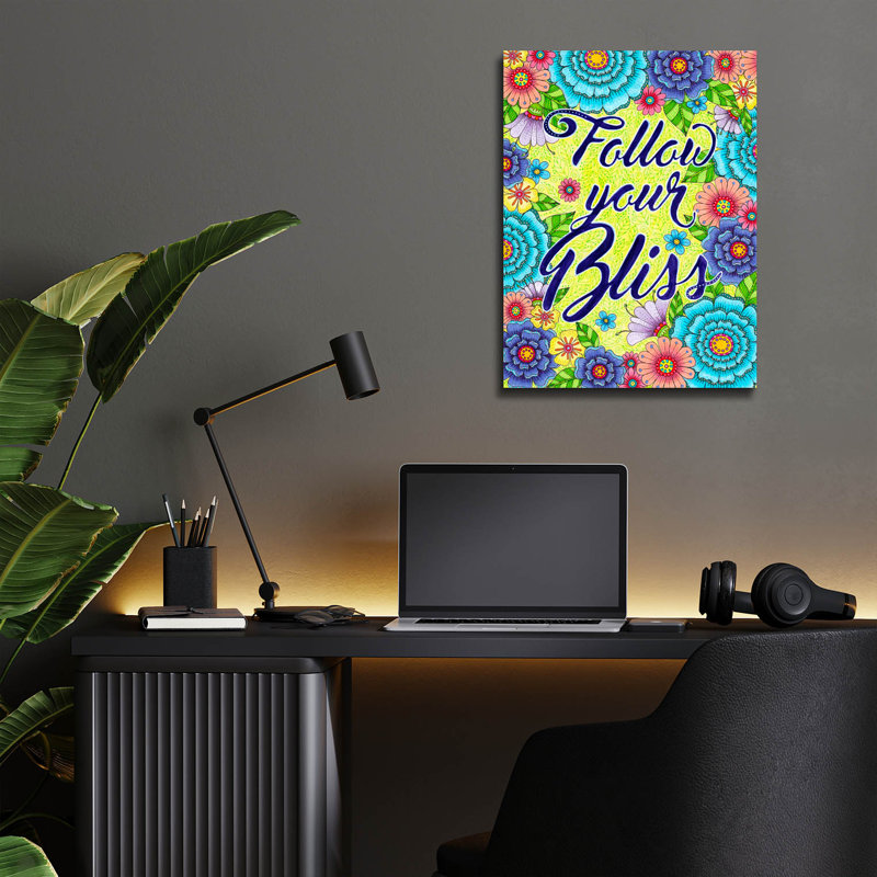 Art mural en verre inspirant 15 pi par Hello Angel, H 16 po x l 12 po x P 0,13 po