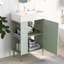 Meuble-lavabo 21,6 po avec lavabo simple en céramique, rangement à gauche-1371669628