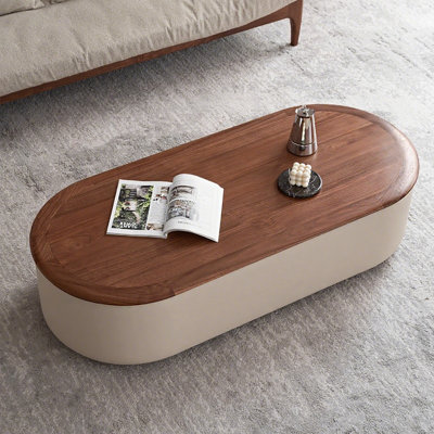 Table basse avec couvercle vissé pour un grand rangement