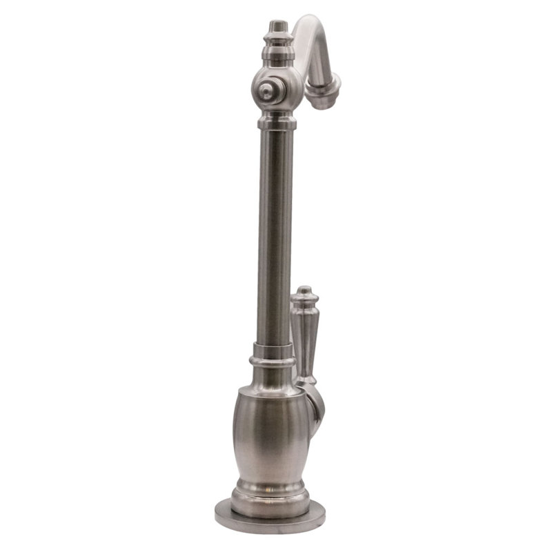 Robinet distributeur d'eau froide à poignée simple 9 po Victorian, Nickel satiné