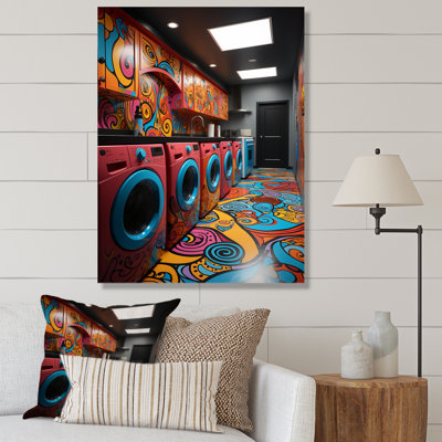 Blanchisserie, impression artistique sur toile II