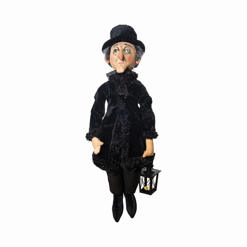 Figurine de poupée Peter Prue avec lanterne Joe Spencer Gathered Traditions