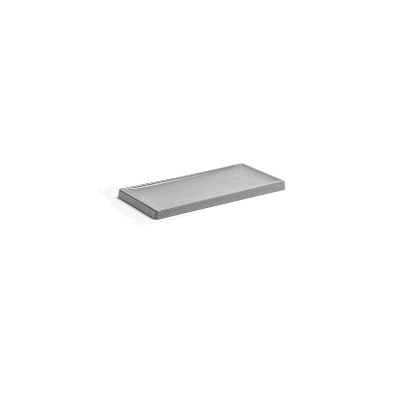 Plateau d'accessoires de salle de bain en grès Lipscomb, Fumée