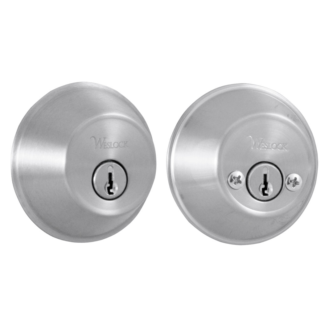 Round Double Cylinder Deadbolt Weslock