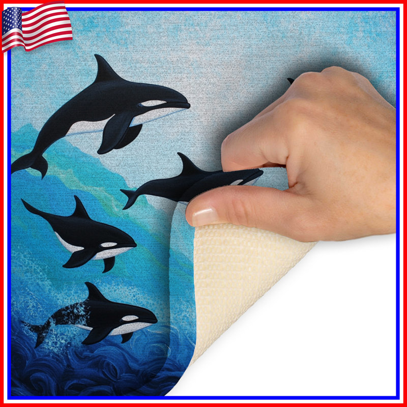 Tapis de bain Orca, L 34 po x L 21 po