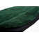 Handmade Cozy rug in dark green