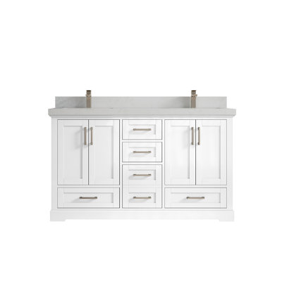 Ensemble de meuble-lavabo double 60 po Esin