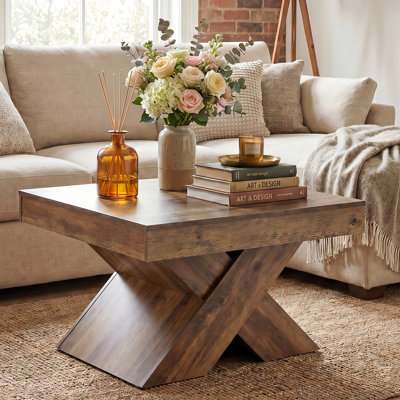 Cross Legs Coffee Table