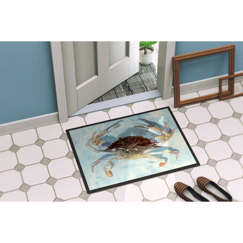 Paillasson d’intérieur antidérapant dumt Crab, Rectangle 2 pi x 3 pi