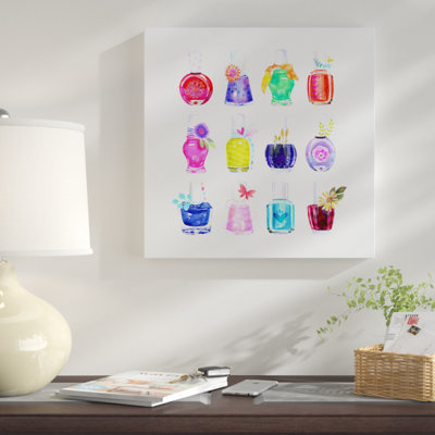 « mani pedi party », reproduction d’impression sur toile tendue