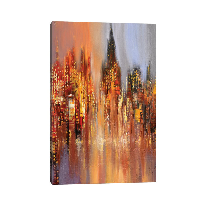 Misty Dawn by Tatiana Iliina - Wrapped Canvas Gallery-Wrapped Canvas Giclée, 66.04 cm H x 45.72 cm W x 1.91 cm D