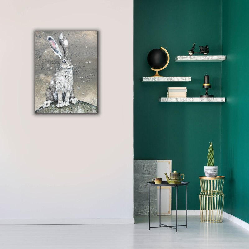 «Silver» par Maggie Vandewalle, art mural sur toile, H 34 po x l 26 po x P 1,5 po