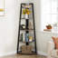 Étagère de coin, bibliothèque à 5 niveaux pour salon, bureau à domicile, appartement