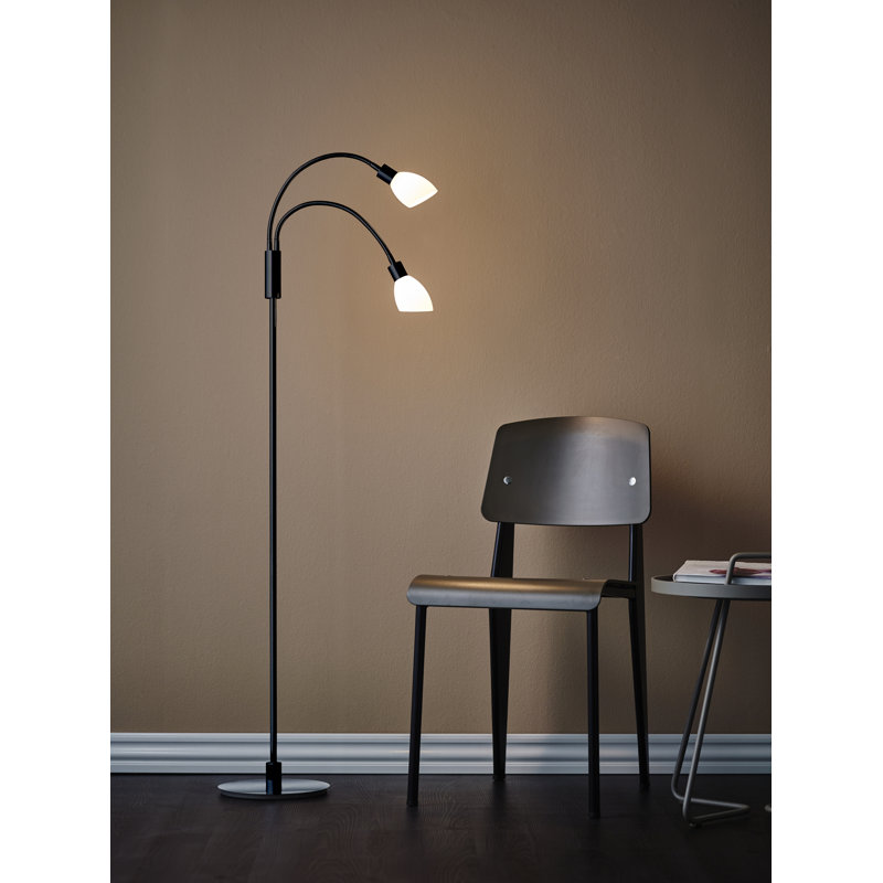140cm Black Arched Floor Lamp