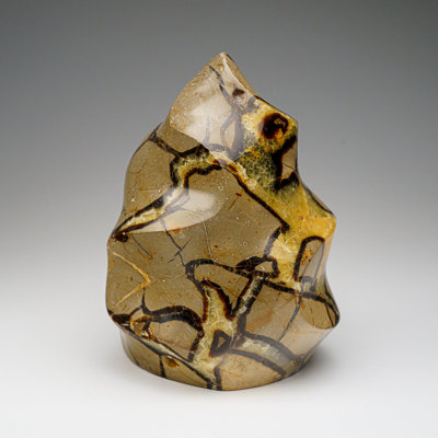 Polished Septarian Flame Freeform From Madagascar (2.1 Lbs)