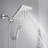 Modern 1-Spray Dual Tub Wall Mount Fixed And Handheld Shower Heads 2.5 GPM-110483101