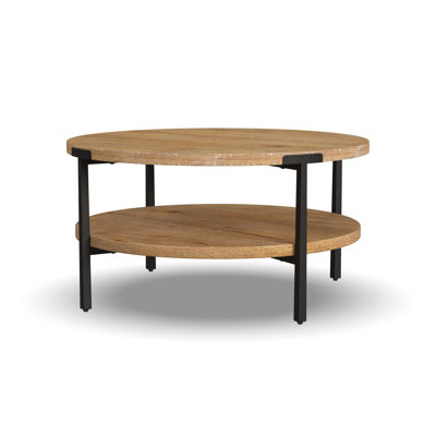 Solid Wood Top Single Coffee Table